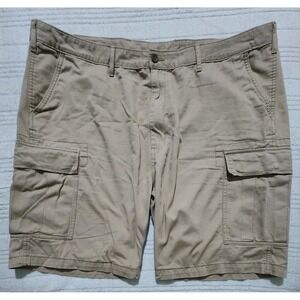 Levi's Mens Cargo Shorts Men's Size‎ 46W Beige Relaxed Fit Casual Outdoor Khaki